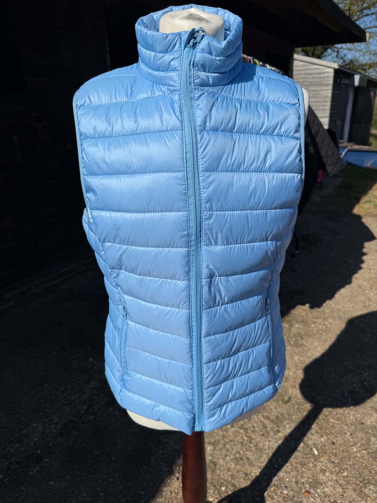 Padded Baby Blue Gillet