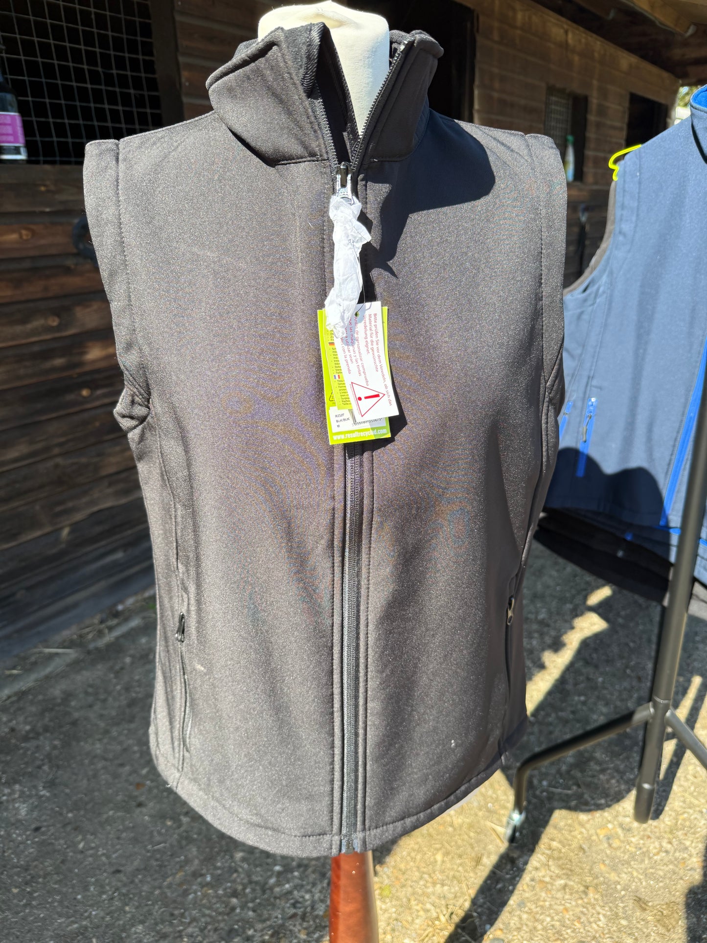 Black Softshell Gillet
