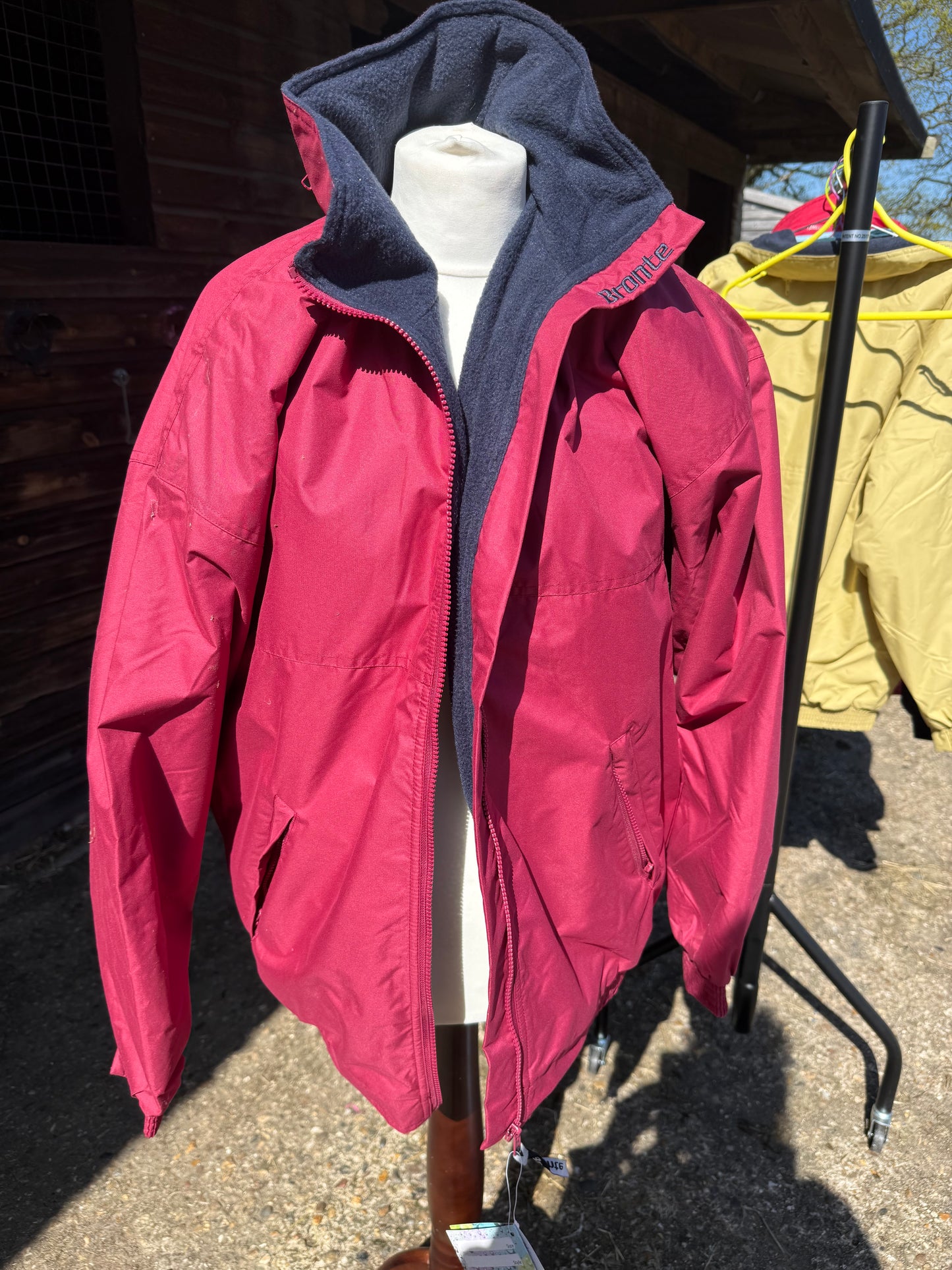 Bronte jacket red/navy