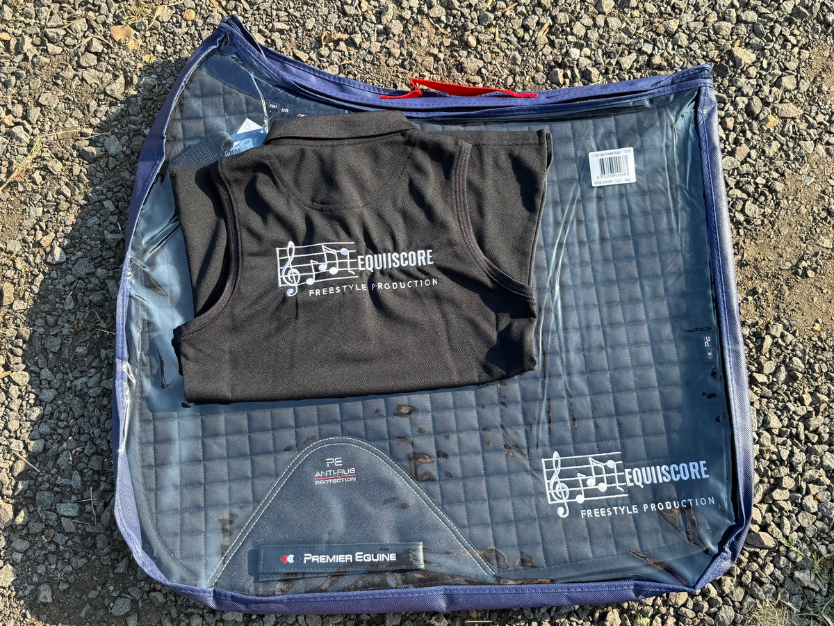 Saddlepad and Gillet set with 2 x free polo shirts