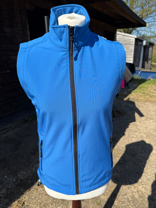 Royal/navy Softshell Gillet