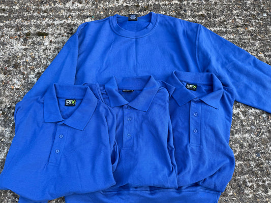 Set in Royal - Complete set - Size XL