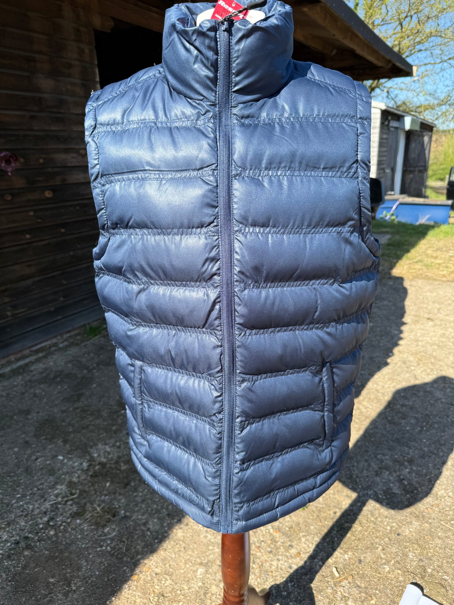 Navy Padded Gillet