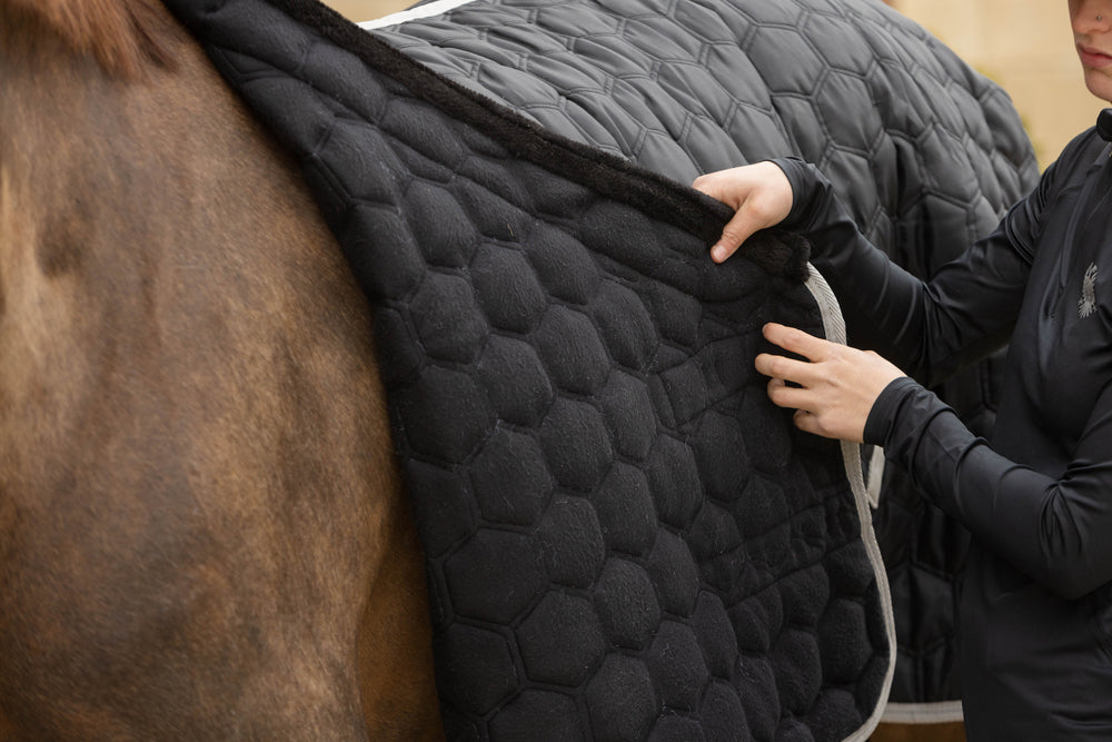 Rhinegold Michigan Hexagon Stable Rug Quilt