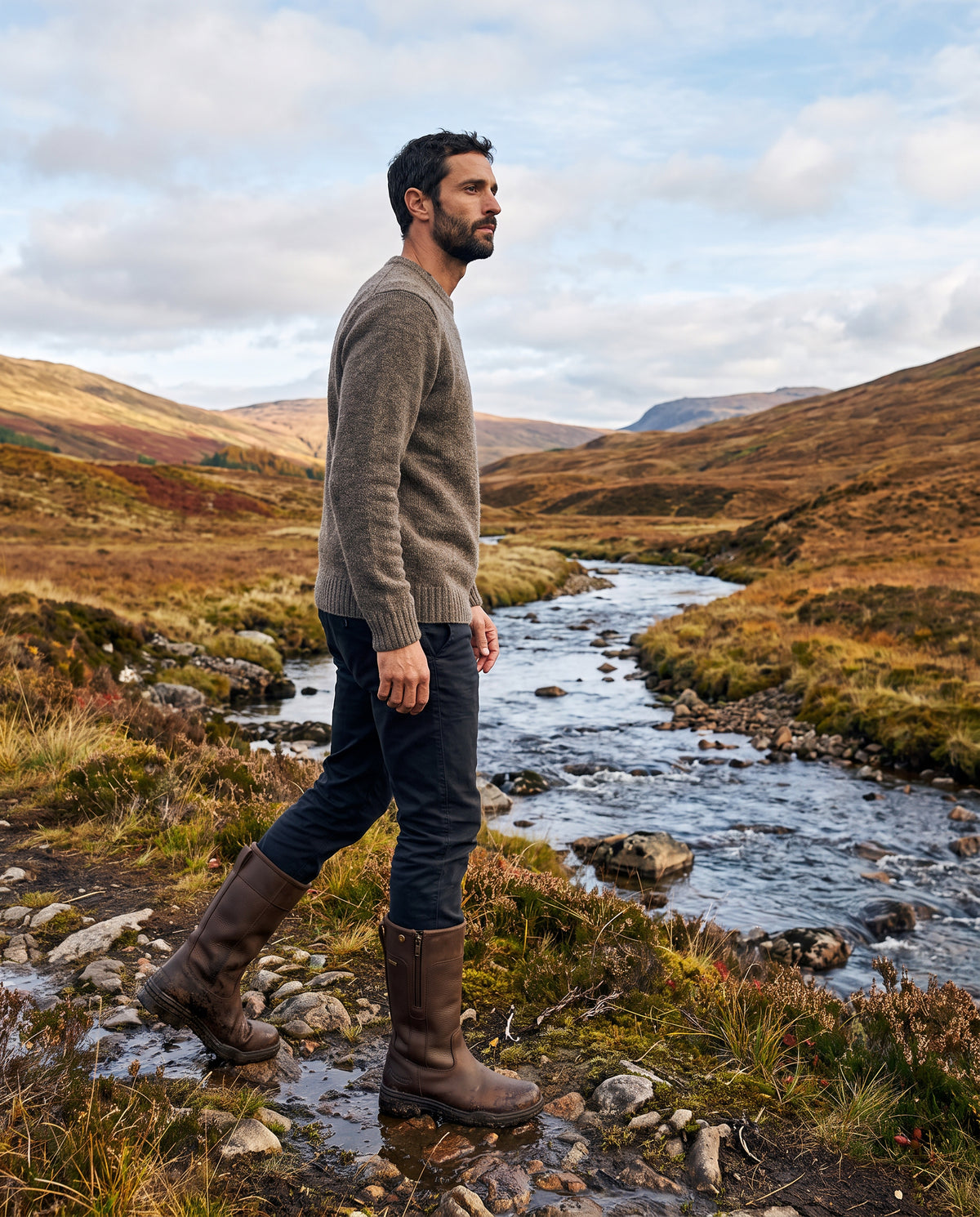 Hampton Waterproof Country Boots WATERPROOF RIVERSIDE COLLECTION