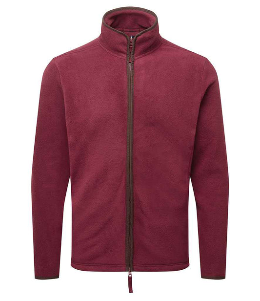 Premier Artisan Fleece Gilet - Men/Unisex - Burgundy/brown