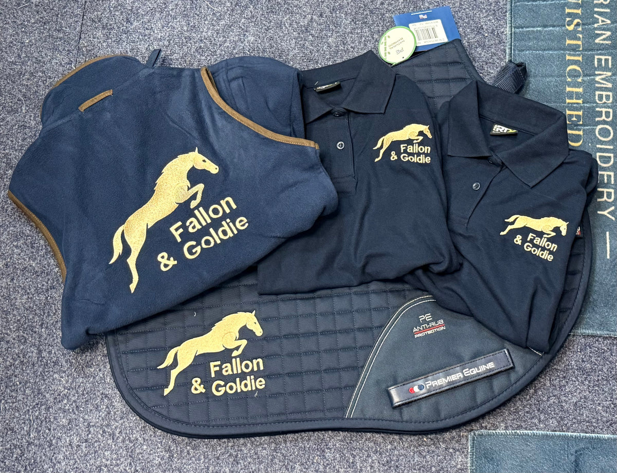 Saddlepad and Gillet set with 2 x free polo shirts