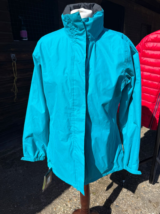 Teal waterproof breatheable jacket