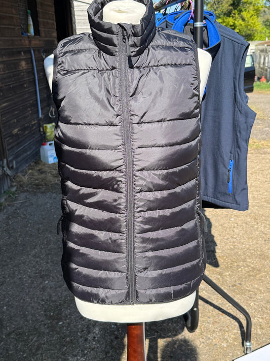 Black Padded Gillet