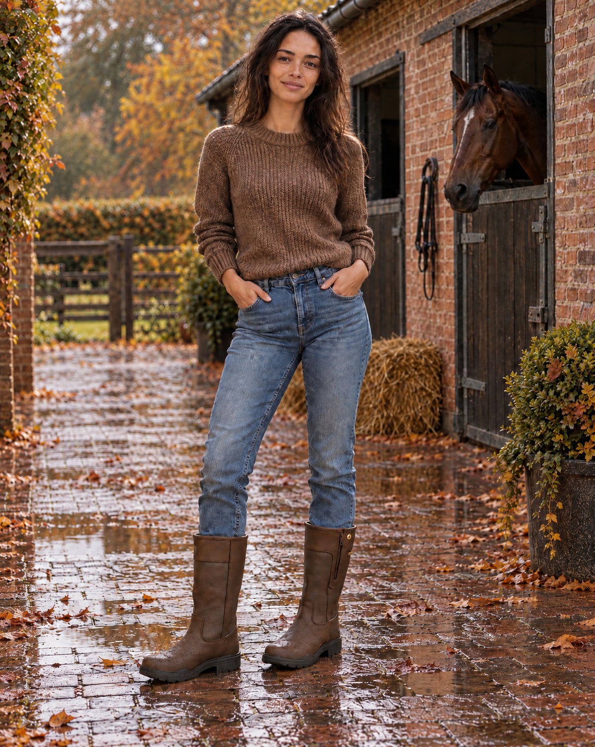 Hampton Waterproof Country Boots WATERPROOF RIVERSIDE COLLECTION